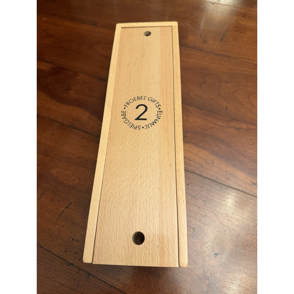 FROEBEL GIFTS 2 Eunmul Spielgabe Wooden Box Set